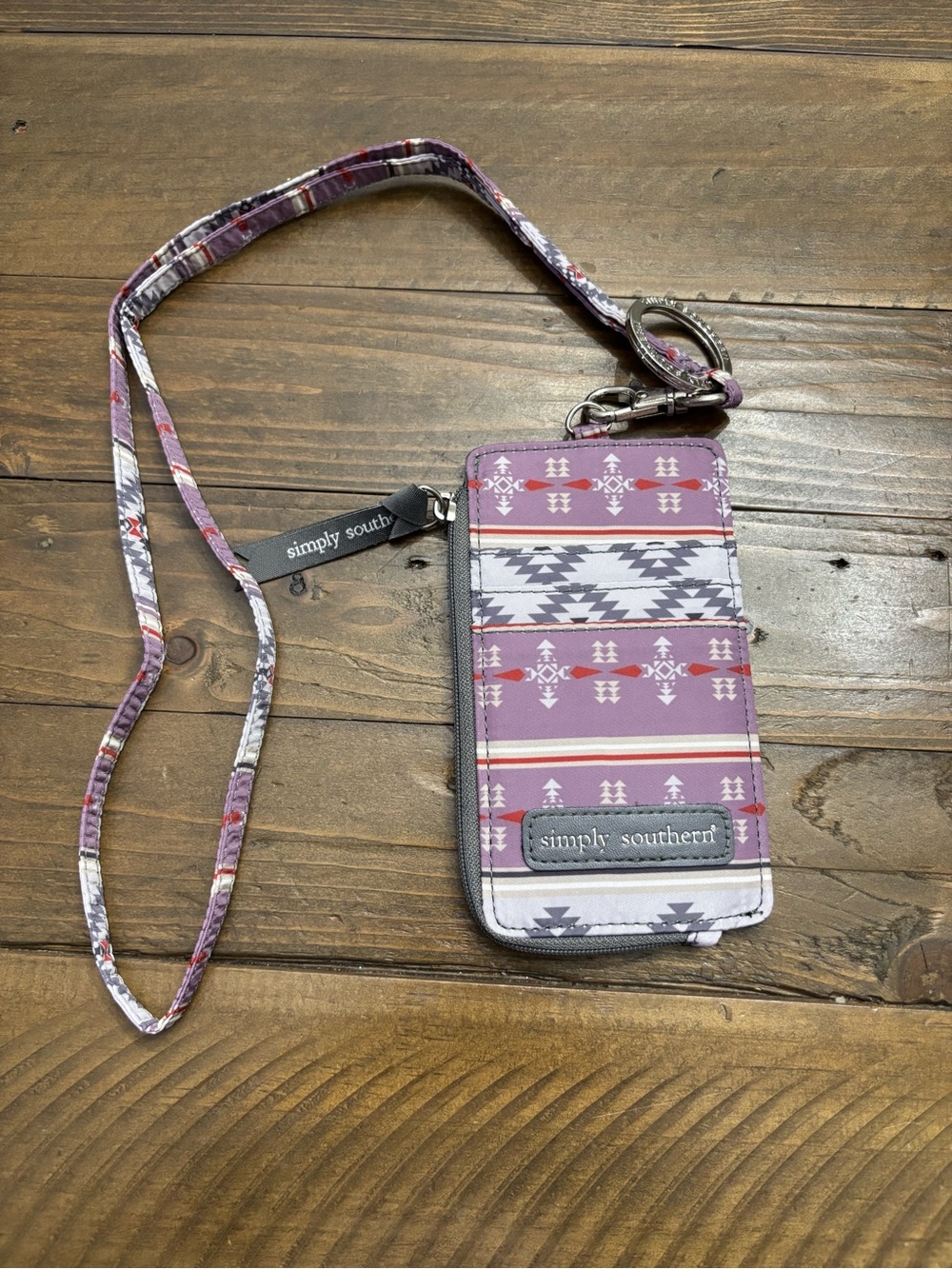 Simply Southern Aztec Lanyard ID/Card Holder